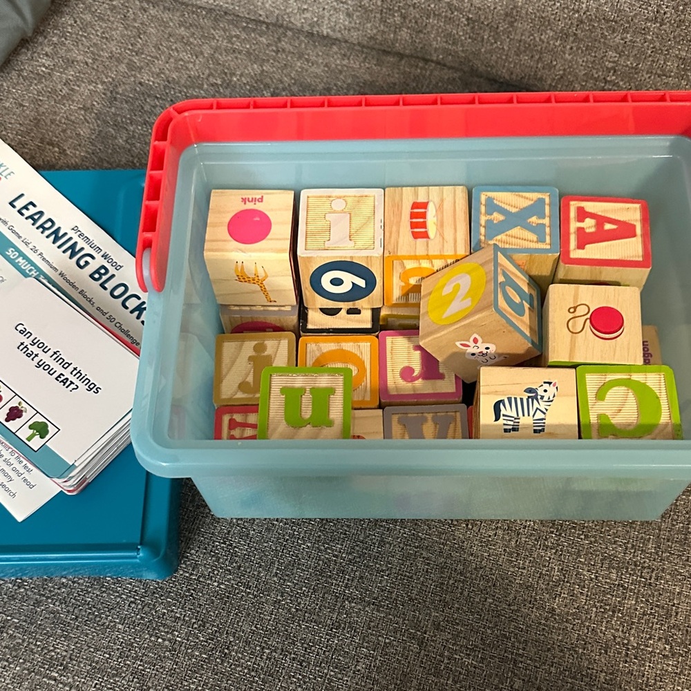 Colorful Learning Blocks Set for Kids